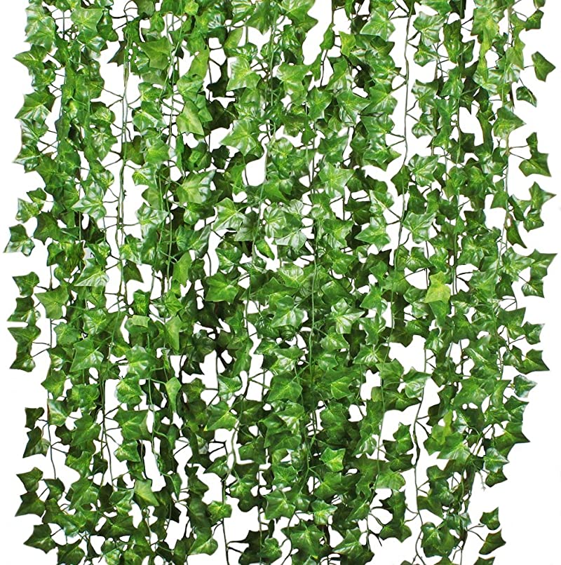 230cm Artificial ivy green silk artificial hanging vines leaf plants vines leaves 1Pcs diy Wall Decor Artificial Plants vine